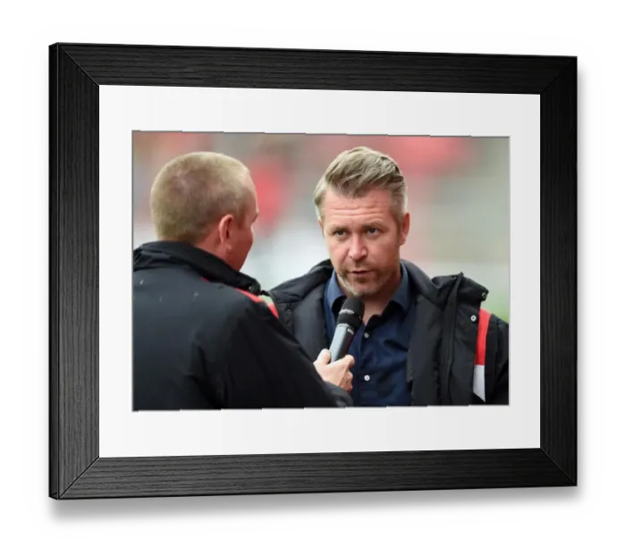 Framed Print : Bristol City Women Manager Willie Kirk Interviewed at Ashton Gate During Bristol City vs Newcastle United Championship Match, 2016 Framed Print : Bristol City Women Manager Willie Kirk Interviewed at Ashton Gate During Bristol City vs Newcastle United Championship Match, 2016