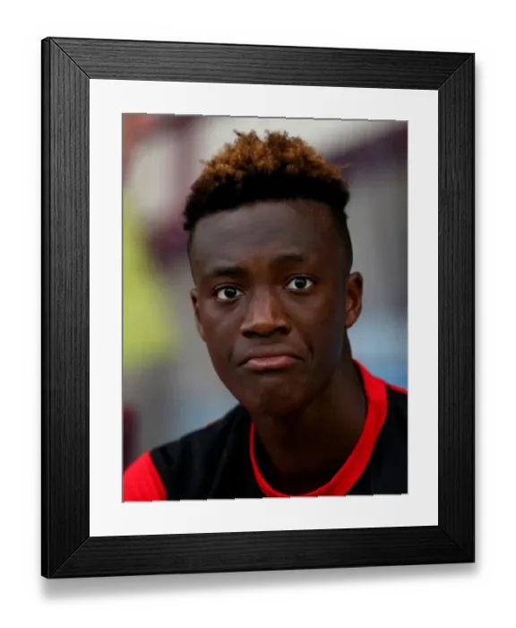 Framed Print : Tammy Abraham in Action: Scunthorpe United vs. Bristol City, EFL Cup 2016
