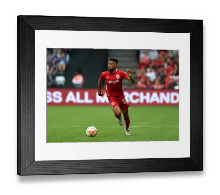 Framed Print : Bristol City vs Aston Villa: Scott Golbourne in Action at Ashton Gate, 2016
