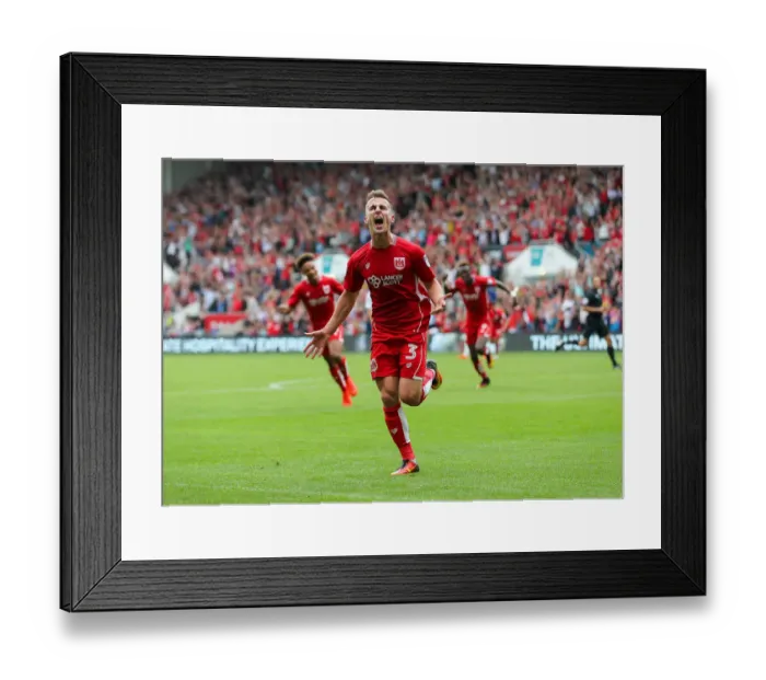 Framed Print : Bristol City's Dramatic 2-1 Comeback: Joe Bryan's Goal Against Aston Villa Framed Print : Bristol City's Dramatic 2-1 Comeback: Joe Bryan's Goal Against Aston Villa