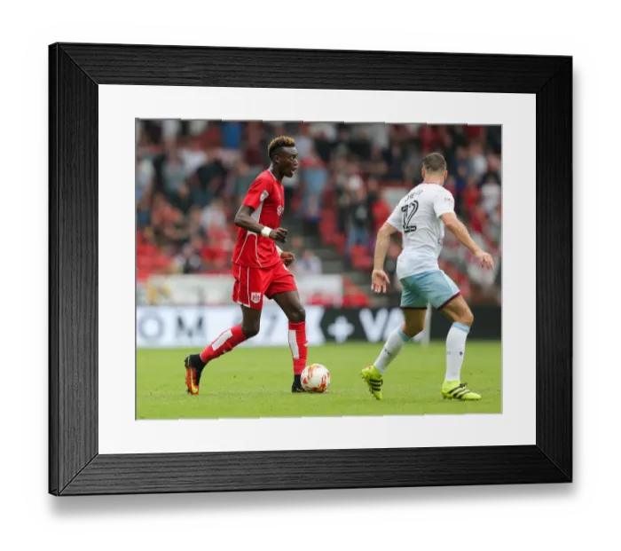 Framed Print : Bristol City vs Aston Villa: Clash Between Tammy Abraham and James Chester Framed Print : Bristol City vs Aston Villa: Clash Between Tammy Abraham and James Chester