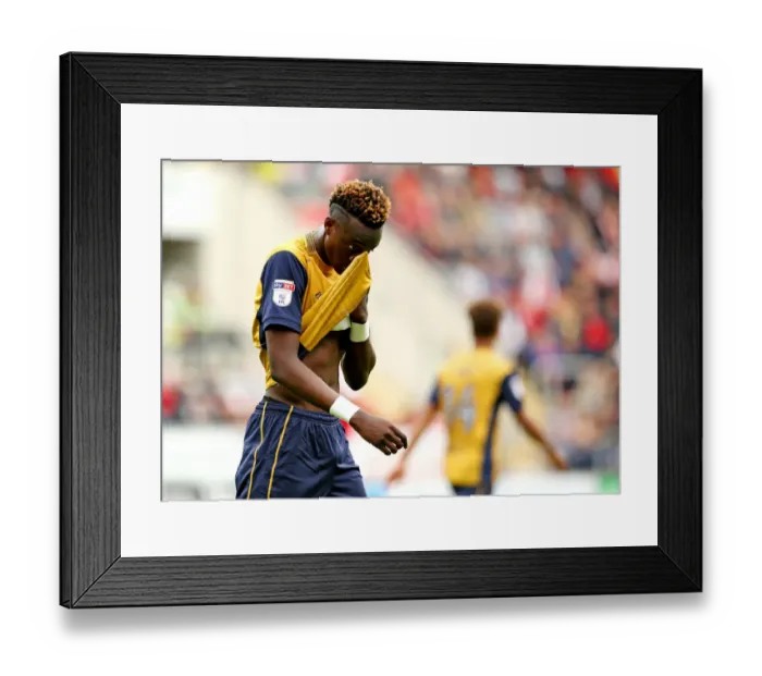 Framed Print : Tammy Abraham's Disappointment: Rotherham United vs. Bristol City, Sky Bet Championship (September 10, 2016)