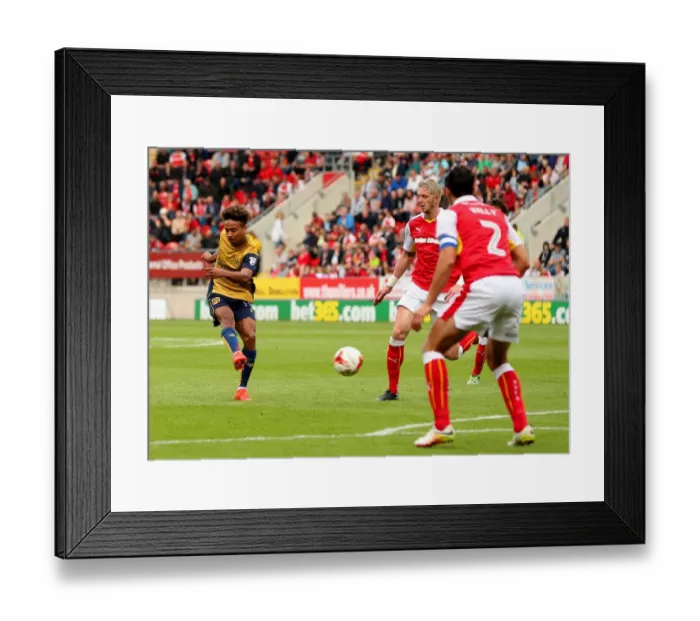 Framed Print : Bobby Reid's Thrilling Shot: Rotherham United vs. Bristol City, Sky Bet Championship Framed Print : Bobby Reid's Thrilling Shot: Rotherham United vs. Bristol City, Sky Bet Championship