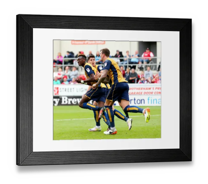 Framed Print : Tammy Abraham's Goal: Bristol City Takes 2-1 Lead Over Rotherham United, Sky Bet Championship (September 10, 2016)