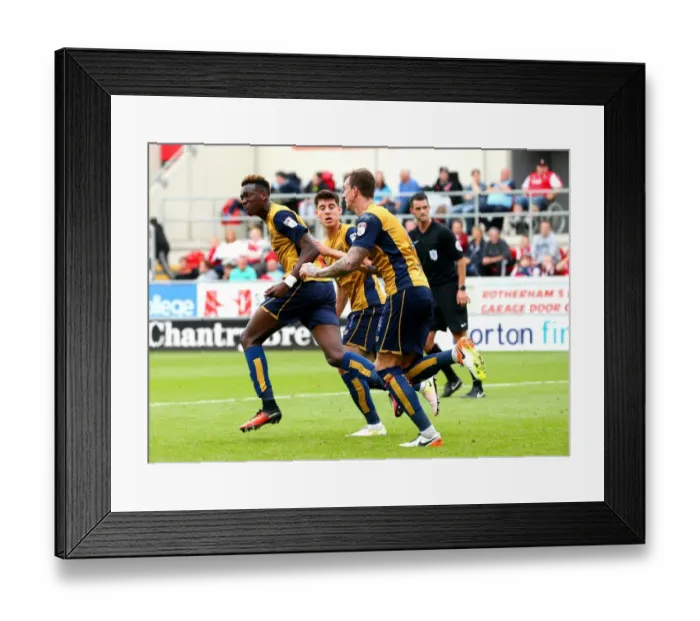 Framed Print : Tammy Abraham Scores Brace: Bristol City Leads Rotherham United 2-1 Framed Print : Tammy Abraham Scores Brace: Bristol City Leads Rotherham United 2-1