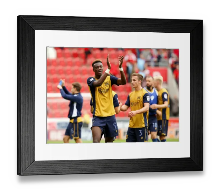 Framed Print : Tammy Abraham's Heroic Performance: Rotherham United vs. Bristol City, Sky Bet Championship (10-09-2016)