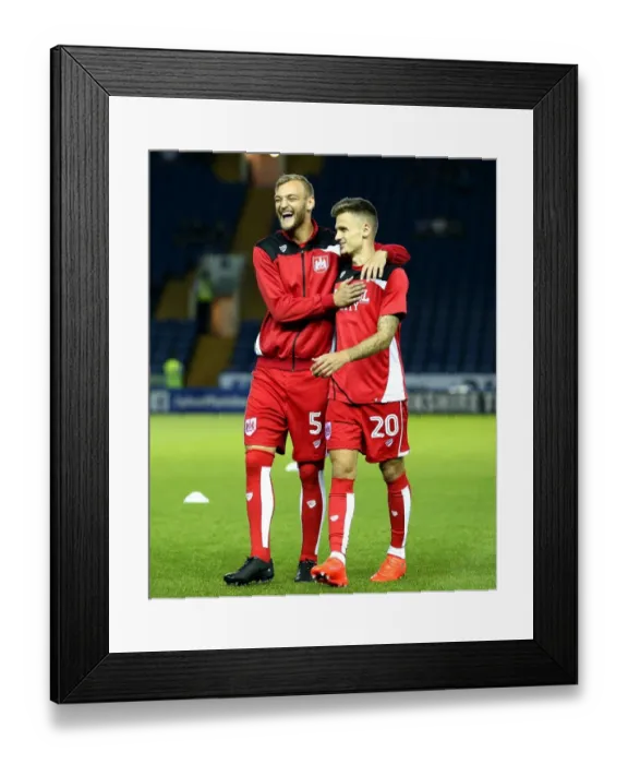 Framed Print : Jamie Paterson and Joel Ekstrand Share a Laugh Before Sheffield Wednesday vs. Bristol City Framed Print : Jamie Paterson and Joel Ekstrand Share a Laugh Before Sheffield Wednesday vs. Bristol City
