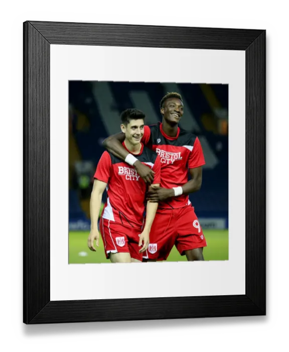 Framed Print : Tammy Abraham Laughs It Up with Teammates During Sheffield Wednesday vs. Bristol City Warm-Up Framed Print : Tammy Abraham Laughs It Up with Teammates During Sheffield Wednesday vs. Bristol City Warm-Up