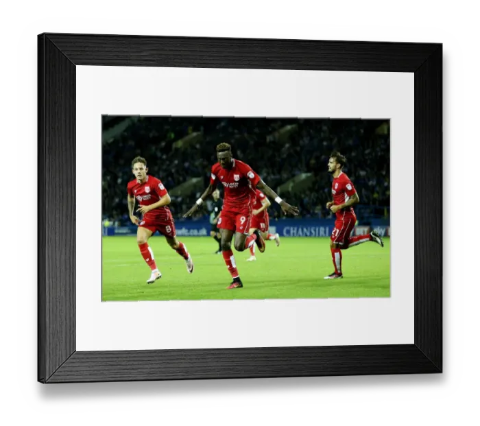 Framed Print : Tammy Abraham's Strike: A Celebratory Moment at Hillsborough - Bristol City vs. Sheffield Wednesday, 2016 Framed Print : Tammy Abraham's Strike: A Celebratory Moment at Hillsborough - Bristol City vs. Sheffield Wednesday, 2016