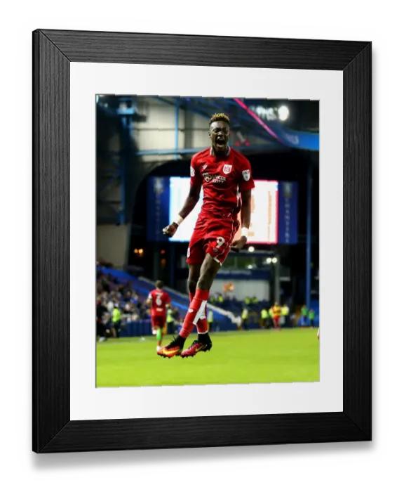 Framed Print : Tammy Abraham's Stunner: Historic First Goal for Bristol City vs. Sheffield Wednesday (September 13, 2016) Framed Print : Tammy Abraham's Stunner: Historic First Goal for Bristol City vs. Sheffield Wednesday (September 13, 2016)