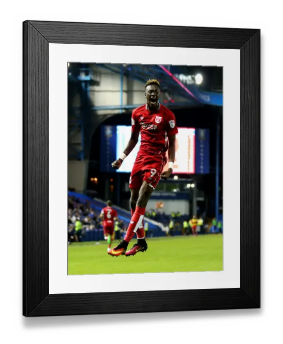Framed Print : Tammy Abraham's Strike: Sheffield Wednesday vs. Bristol City, 2016