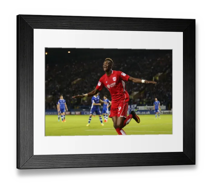 Framed Print : Tammy Abraham's Double: Bristol City's Victory Over Sheffield Wednesday, September 13, 2016 Framed Print : Tammy Abraham's Double: Bristol City's Victory Over Sheffield Wednesday, September 13, 2016
