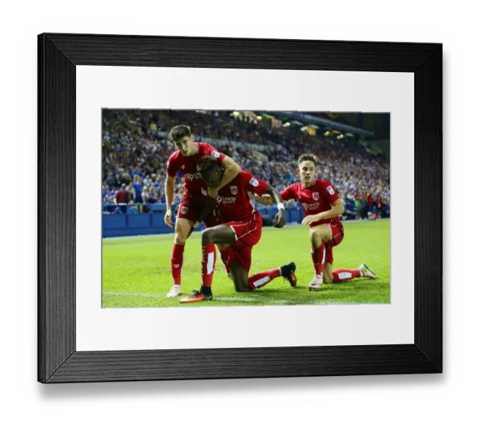 Framed Print : Tammy Abraham's Double: Thrilling Bristol City Victory Over Sheffield Wednesday (September 13, 2016)
