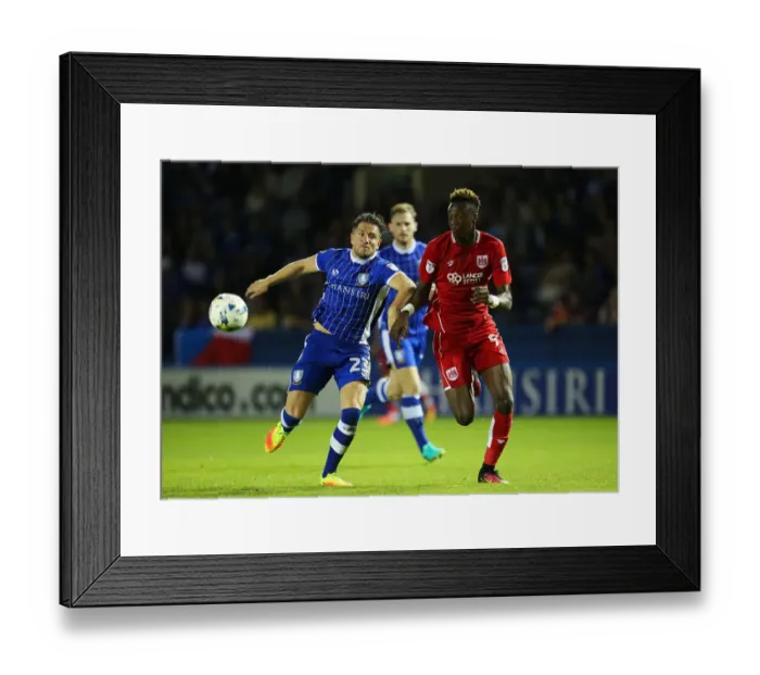 Framed Print : Tammy Abraham Charges Forward: Sheffield Wednesday vs. Bristol City, 13 September 2016 (Sky Bet Championship)
