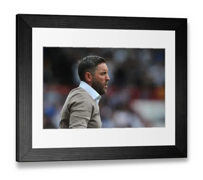 Framed Print : Bristol City vs Derby County: Lee Johnson Leads the Charge at Ashton Gate Stadium Framed Print : Bristol City vs Derby County: Lee Johnson Leads the Charge at Ashton Gate Stadium