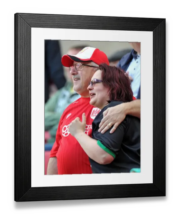 Framed Print : Bristol City vs Derby County Rivalry: A Football Showdown at Ashton Gate Stadium (September 2016)