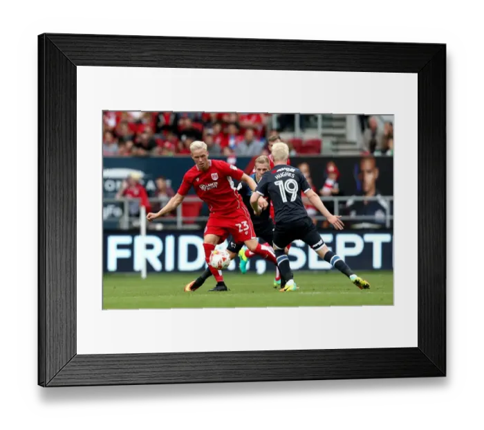 Framed Print : Hordur Magnusson vs. Will Hughes Clash: Bristol City vs. Derby County, Sky Bet Championship, Ashton Gate Stadium Framed Print : Hordur Magnusson vs. Will Hughes Clash: Bristol City vs. Derby County, Sky Bet Championship, Ashton Gate Stadium