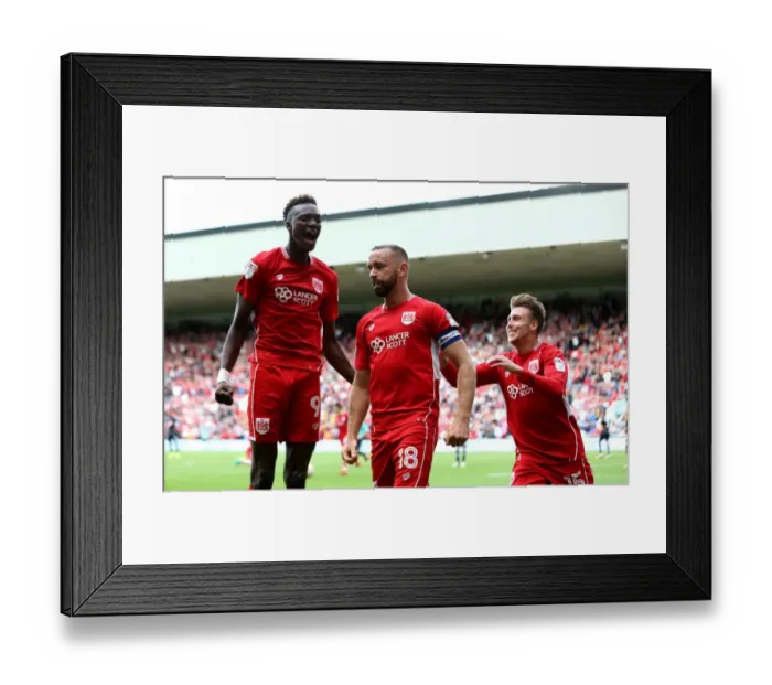 Framed Print : Last-Minute Drama: Wilbraham Scores Stunning Equalizer for Bristol City Against Derby County Framed Print : Last-Minute Drama: Wilbraham Scores Stunning Equalizer for Bristol City Against Derby County
