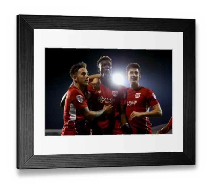 Framed Print : Tammy Abraham Scores the Winning Goal for Bristol City against Fulham in EFL Cup Framed Print : Tammy Abraham Scores the Winning Goal for Bristol City against Fulham in EFL Cup