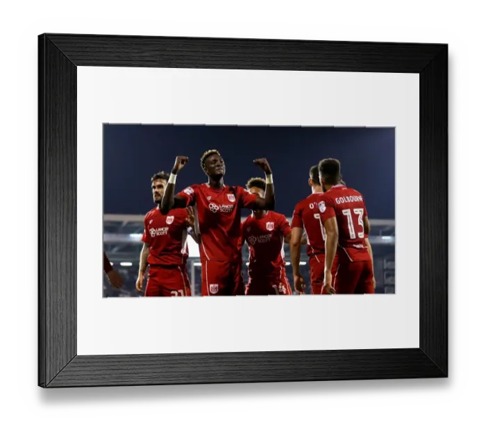 Framed Print : Last-Minute Drama: Tammy Abraham Scores the Winner for Bristol City against Fulham in the EFL Cup Framed Print : Last-Minute Drama: Tammy Abraham Scores the Winner for Bristol City against Fulham in the EFL Cup