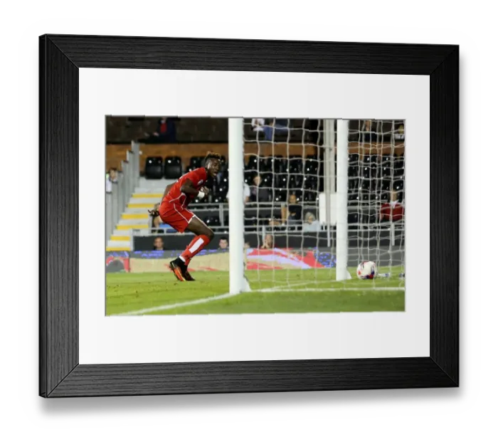 Framed Print : Last-Minute Thriller: Tammy Abraham Scores Dramatic Winner for Bristol City against Fulham in EFL Cup