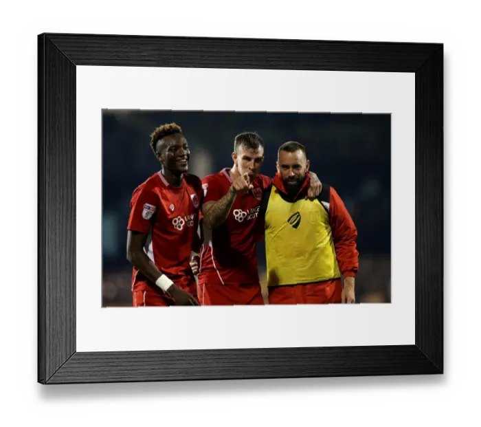 Framed Print : Bristol City Celebrates EFL Cup Victory Over Fulham: Abraham, Flint, and Wilbraham Rejoice Framed Print : Bristol City Celebrates EFL Cup Victory Over Fulham: Abraham, Flint, and Wilbraham Rejoice