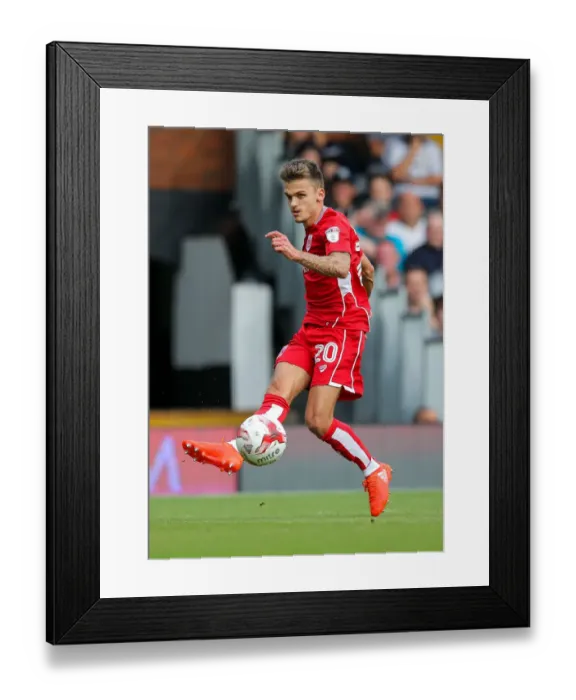 Framed Print : Bristol City Takes Early Lead: Jamie Paterson's Cross Sets Up Abraham's Goal (0-1)