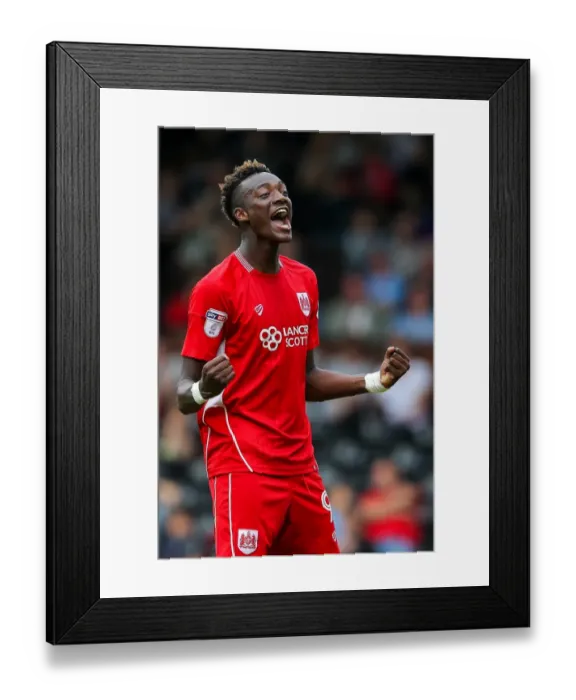 Framed Print : Tammy Abraham and Luke Freeman Celebrate: Bristol City's 0-2 Lead Over Fulham, Championship 2016 Framed Print : Tammy Abraham and Luke Freeman Celebrate: Bristol City's 0-2 Lead Over Fulham, Championship 2016