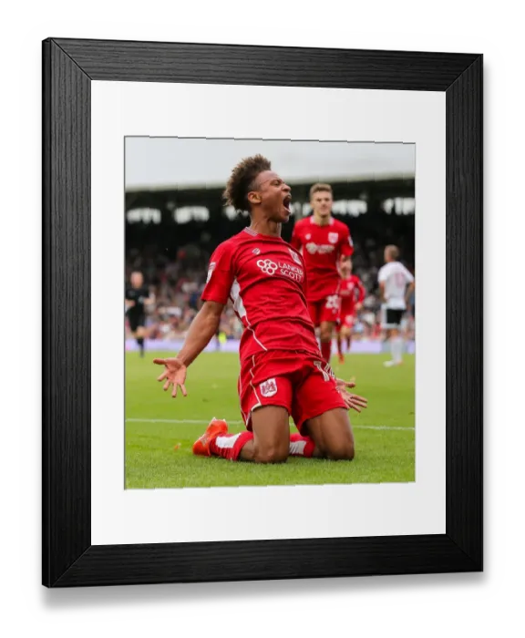 Framed Print : Bobby Reid's Hat-Trick: Bristol City's Dominant 3-0 Win over Fulham in EFL Championship Framed Print : Bobby Reid's Hat-Trick: Bristol City's Dominant 3-0 Win over Fulham in EFL Championship