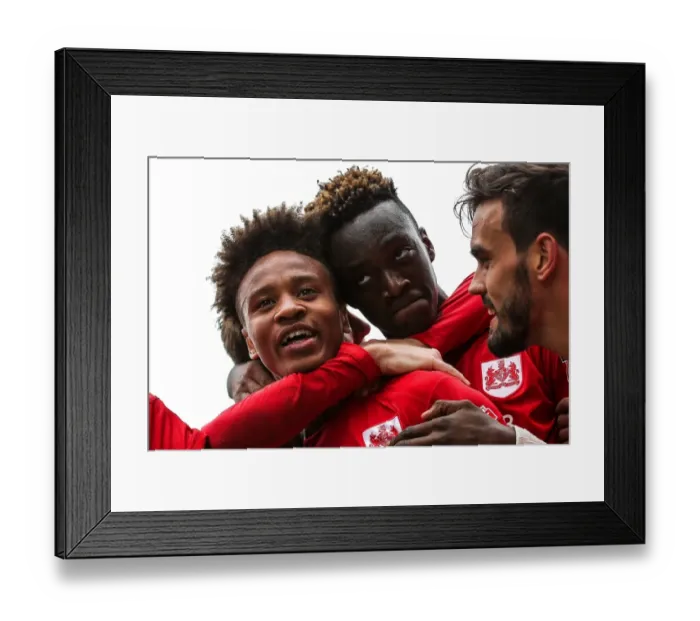 Framed Print : Bristol City's Bobby Reid Scores Third Goal Against Fulham at Craven Cottage (24 / 09 / 2016) Framed Print : Bristol City's Bobby Reid Scores Third Goal Against Fulham at Craven Cottage (24 / 09 / 2016)