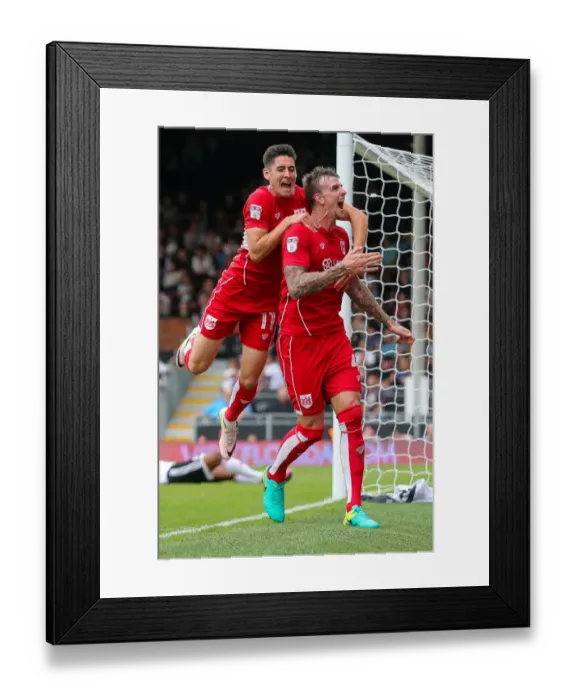 Framed Print : Aden Flint's Brace: Bristol City's 0-4 Rout of Fulham (Sky Bet EFL Championship, 2016) Framed Print : Aden Flint's Brace: Bristol City's 0-4 Rout of Fulham (Sky Bet EFL Championship, 2016)
