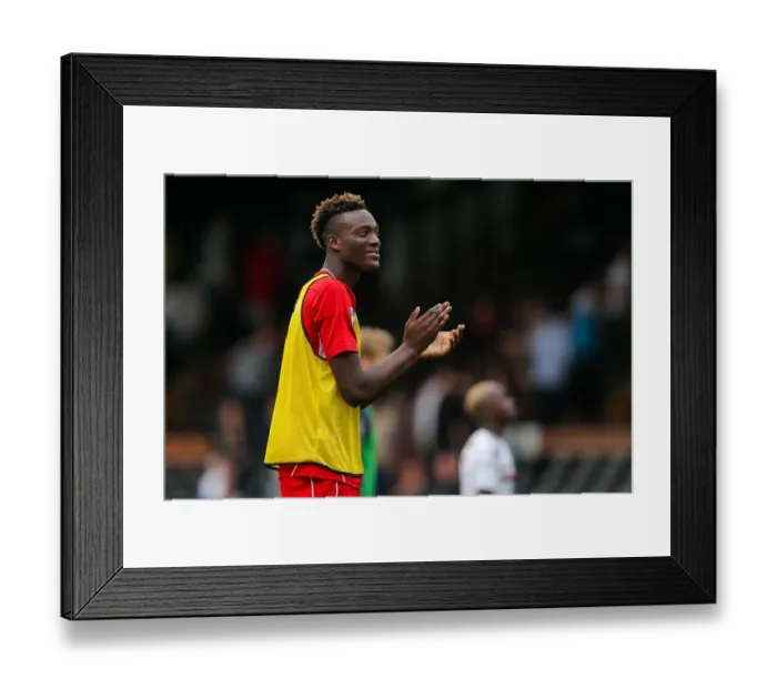 Framed Print : Tammy Abraham's Four-Goal Blitz: Bristol City's Historic 0-4 Victory at Fulham