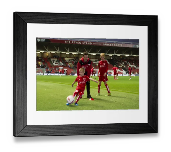 Framed Print : Bristol City vs Leeds United: A Championship Showdown at Ashton Gate Stadium (September 2016)