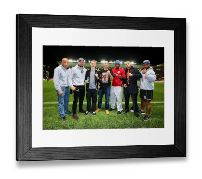 Framed Print : Boxers Showdown: Unique Pre-Match Ritual of Bristol City Football Club Framed Print : Boxers Showdown: Unique Pre-Match Ritual of Bristol City Football Club