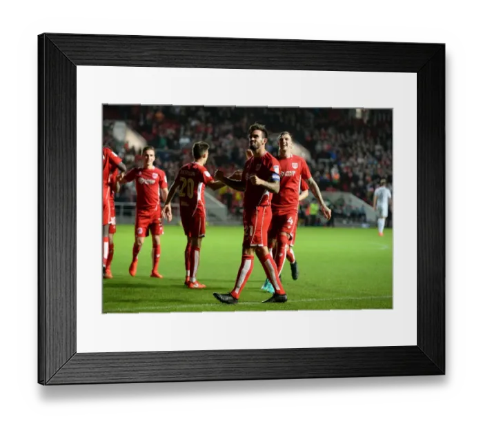 Framed Print : Marlon Pack's Goal Celebration: Bristol City vs Leeds United, Sky Bet Championship (September 2016) Framed Print : Marlon Pack's Goal Celebration: Bristol City vs Leeds United, Sky Bet Championship (September 2016)
