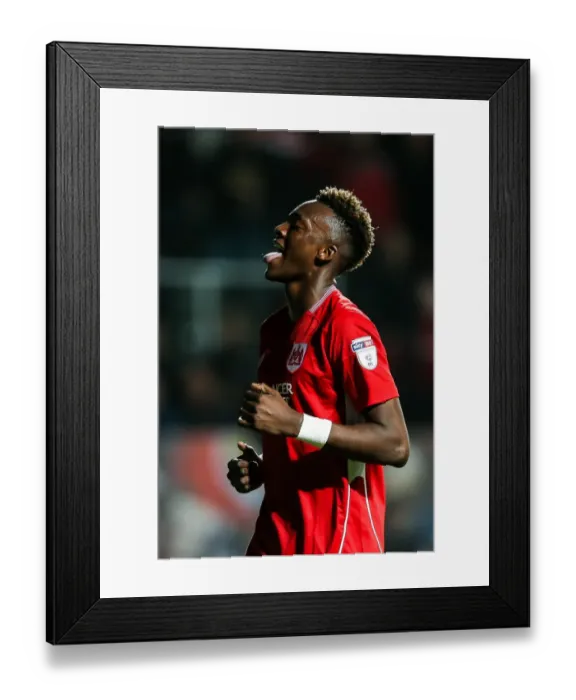 Framed Print : Frustration on Abraham's Face: Bristol City vs Leeds United, 2016 Framed Print : Frustration on Abraham's Face: Bristol City vs Leeds United, 2016