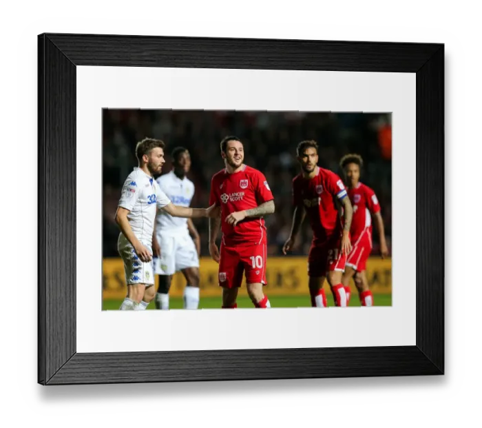 Framed Print : Bristol City vs Leeds United: Lee Tomlin's Intense Stare at Ashton Gate Stadium, September 2016 Framed Print : Bristol City vs Leeds United: Lee Tomlin's Intense Stare at Ashton Gate Stadium, September 2016