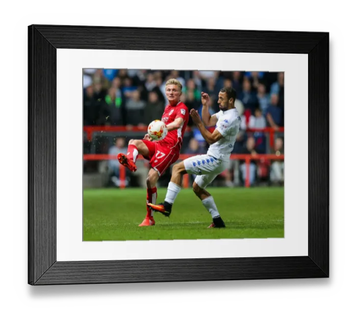 Framed Print : Bristol City vs Leeds United: Taylor Moore in Action at Ashton Gate Stadium, EFL Championship (September 2016)