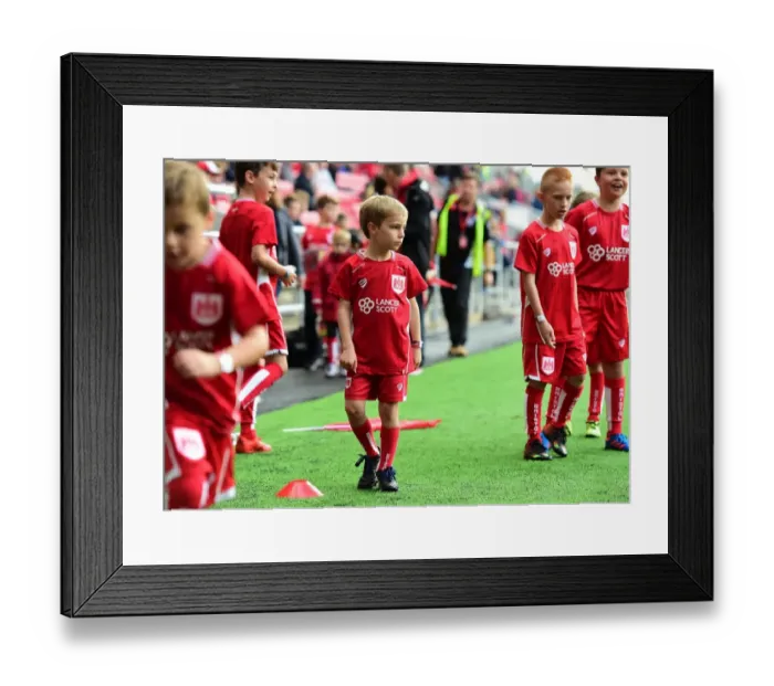 Framed Print : Bristol City vs Nottingham Forest: A Football Rivalry at Ashton Gate Stadium