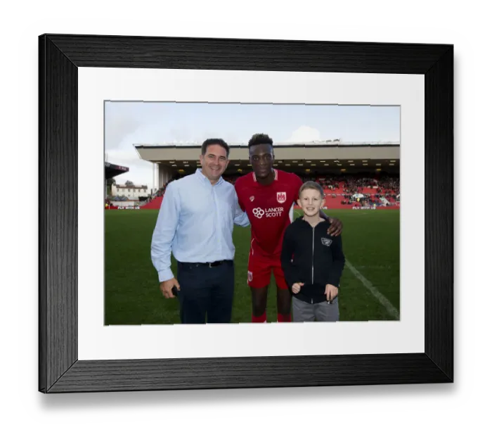 Framed Print : Tammy Abraham in Action: Bristol City vs. Nottingham Forest, October 2016 - Ashton Gate Stadium