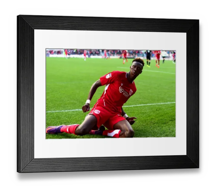 Framed Print : Thrilling Goal Celebration: Tammy Abraham's Sky Bet Championship Stunner at Ashton Gate (2016) Framed Print : Thrilling Goal Celebration: Tammy Abraham's Sky Bet Championship Stunner at Ashton Gate (2016)