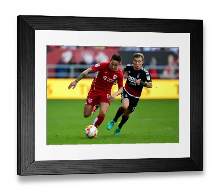 Framed Print : Midfield Showdown: Josh Brownhill vs. Ben Osborn - Bristol City vs. Nottingham Forest Framed Print : Midfield Showdown: Josh Brownhill vs. Ben Osborn - Bristol City vs. Nottingham Forest