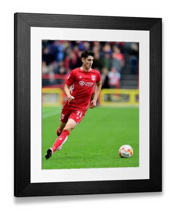 Framed Print : Action-Packed Performance: Callum O'Dowda Shines for Bristol City Against Nottingham Forest (October 1, 2016, Sky Bet Championship, Ashton Gate Stadium)