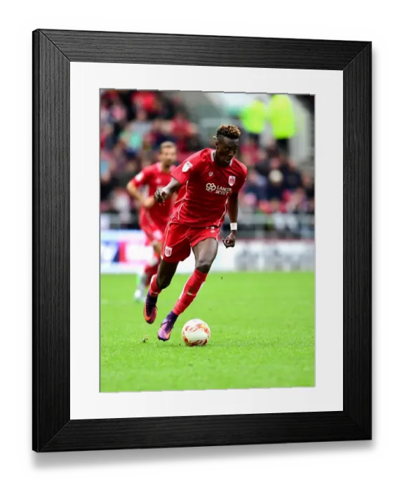 Framed Print : Tammy Abraham in Action: Bristol City vs Nottingham Forest, October 2016 - Ashton Gate Stadium Framed Print : Tammy Abraham in Action: Bristol City vs Nottingham Forest, October 2016 - Ashton Gate Stadium