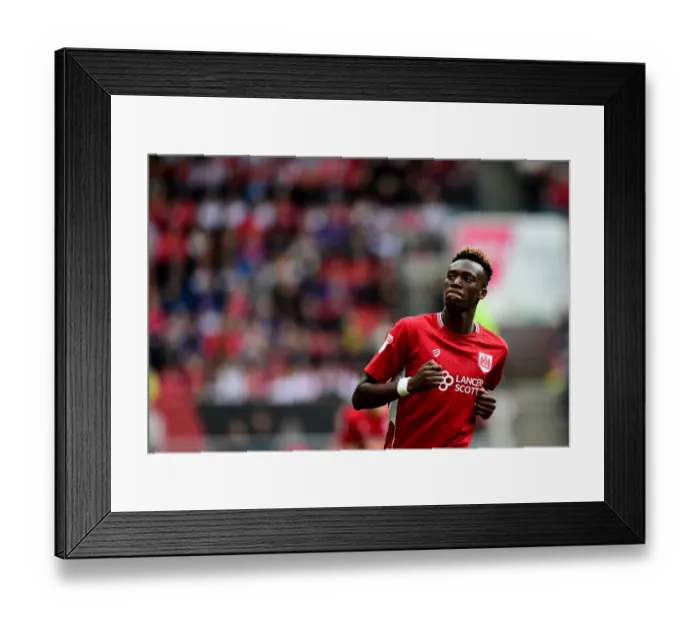 Framed Print : Tammy Abraham in Action: Bristol City vs Nottingham Forest (October 1, 2016) Framed Print : Tammy Abraham in Action: Bristol City vs Nottingham Forest (October 1, 2016)