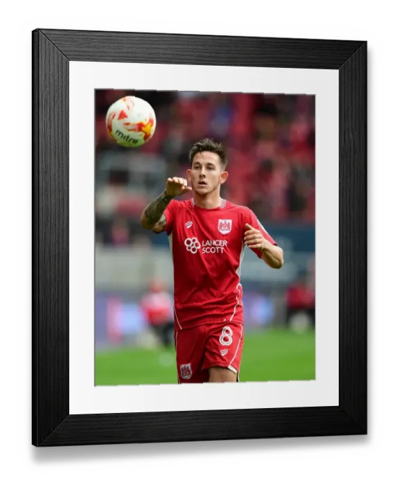Framed Print : Josh Brownhill in Action: Bristol City vs Nottingham Forest, Sky Bet Championship, Ashton Gate Stadium (October 1, 2016) Framed Print : Josh Brownhill in Action: Bristol City vs Nottingham Forest, Sky Bet Championship, Ashton Gate Stadium (October 1, 2016)