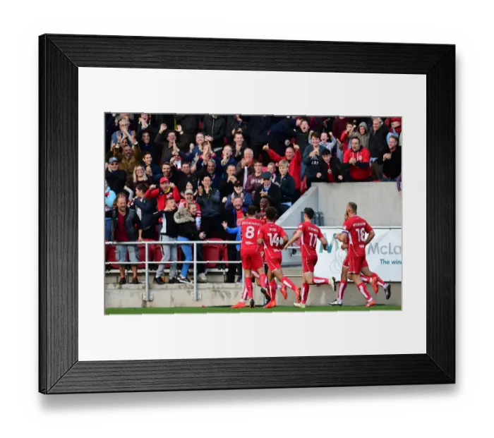 Framed Print : Bristol City's Jamie Patterson Scores Dramatic Goal, Celebrated by Tammy Abraham and Fans Framed Print : Bristol City's Jamie Patterson Scores Dramatic Goal, Celebrated by Tammy Abraham and Fans
