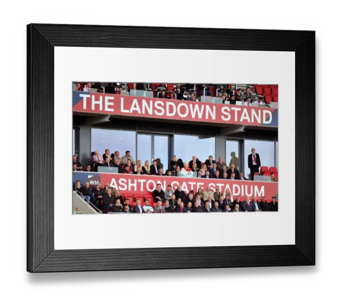 Framed Print : Directors Box at Ashton Gate Stadium: Bristol City vs. Nottingham Forest, Sky Bet Championship Match, 2016