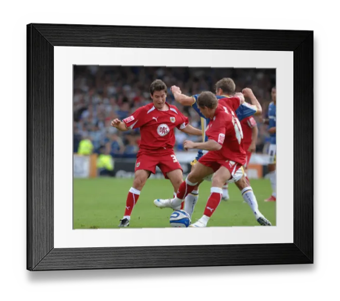 Framed Print : Bristol City vs. Cardiff City: A Football Rivalry - Season 08-09