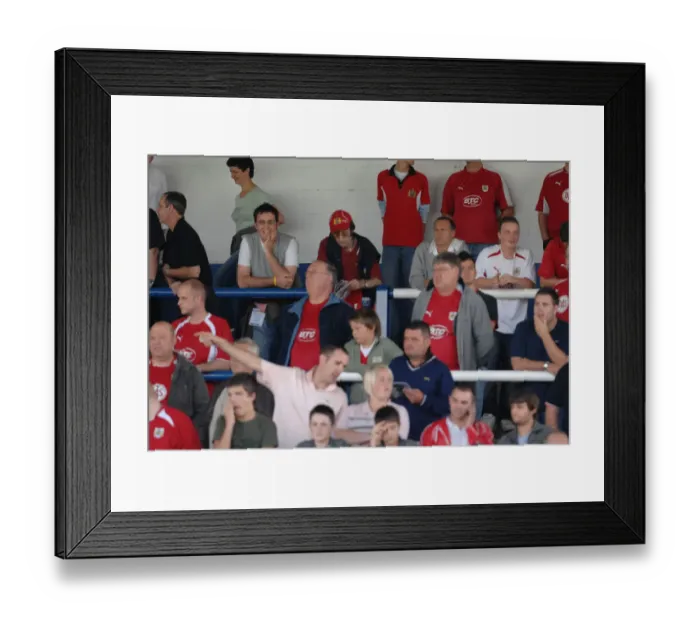 Framed Print : The Powerhouse Clash: Cardiff City vs. Bristol City (Season 08-09)